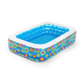 Bestway Nafukovací dětský bazén modrý 229 x 152 x 56 cm (93793)
