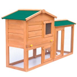 Zahradní králikárna/domek pro drobná zvířata dřevěná  