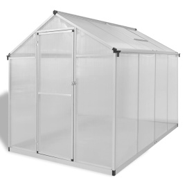 Zpevněný hliníkový skleník se základním rámem 4,6 m² 