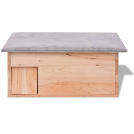 Domek pro ježka 45 x 33 x 22 cm dřevěný