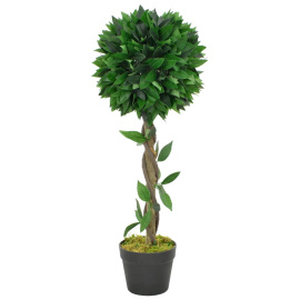 vidaXL Umělá rostlina vavřín s květináčem zelená 70 cm