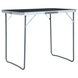 vidaXL Skládací kempingový stůl s kovovým rámem 80 x 60 cm (48171)