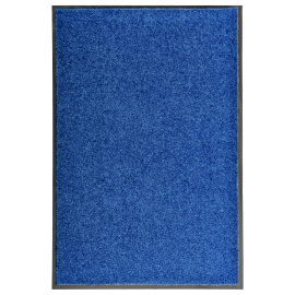 vidaXL Rohožka pratelná modrá 60 x 90 cm