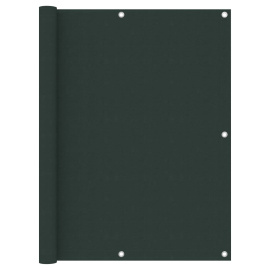 vidaXL Balkónová zástěna tmavě zelená 120 x 400 cm oxfordská látka (135005)