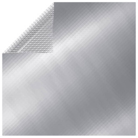 vidaXL Obdélníkový kryt na bazén 800 x 500 cm PE stříbrný