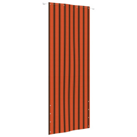 vidaXL Balkónová zástěna oranžovohnědá 80 x 240 cm oxfordská látka