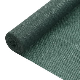 vidaXL Stínící tkanina zelená 1 x 25 m HDPE 75 g/m²