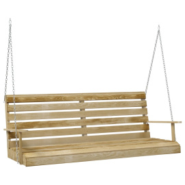 vidaXL Houpací lavice impregnovaná borovice 155 x 65 x 60 cm