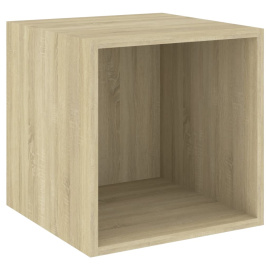 vidaXL Nástěnná skříňka dub sonoma 37 x 37 x 37 cm dřevotříska (805453)