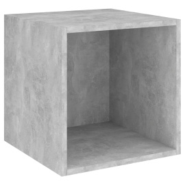 vidaXL Nástěnná skříňka betonově šedá 37 x 37 x 37 cm dřevotříska (805456)