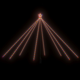vidaXL Vánoční světelný strom dovnitř i ven 576 LED barevný 3,6 m (328745)