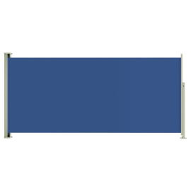vidaXL Zatahovací boční markýza 140 x 300 cm modrá (317836)