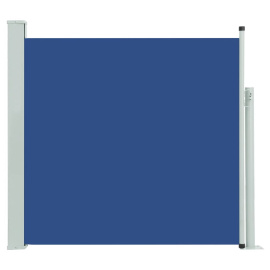 vidaXL Zatahovací boční markýza 170 x 300 cm modrá (317888)