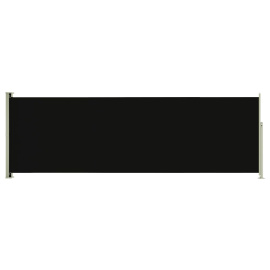 vidaXL Zatahovací boční markýza 200x600 cm černá (317970)