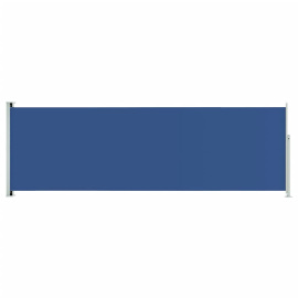 vidaXL Zatahovací boční markýza 200x600 cm modrá (317972)