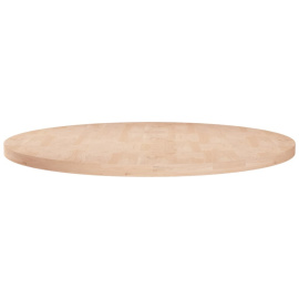 vidaXL Kulatá stolní deska Ø80x2,5 cm masivní dub bez povrchové úpravy (342905)