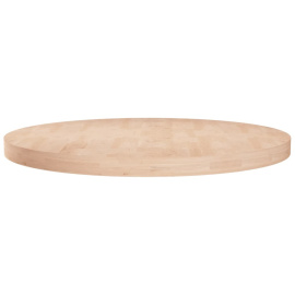vidaXL Kulatá stolní deska Ø 60x4 cm masivní dub bez povrchové úpravy (342910)