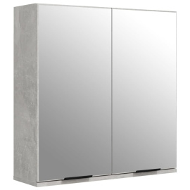 vidaXL Koupelnová zrcadlová skříňka betonově šedá 64 x 20 x 67 cm (811317)