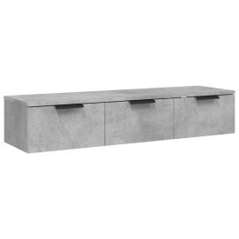 vidaXL Nástěnná skříňka betonově šedá 102x30x20 cm kompozitní dřevo