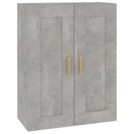 vidaXL Nástěnná skříňka betonově šedá 69,5x32,5x90 cm kompozitní dřevo