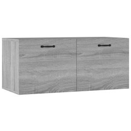 vidaXL Nástěnná skříňka šedá sonoma 80 x 35 x 36,5 cm kompozitní dřevo