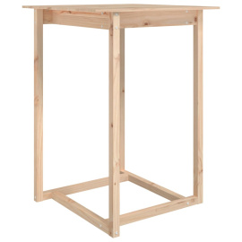 vidaXL Barový stolek 80 x 80 x 110 cm masivní borové dřevo