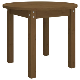 vidaXL Konferenční stolek medově hnědý Ø 55 x 45 cm masivní borovice
