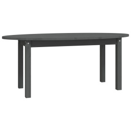vidaXL Konferenční stolek šedý 110 x 55 x 45 cm masivní borové dřevo