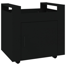 vidaXL Kancelářský kontejner černý 60 x 45 x 60 cm kompozitní dřevo