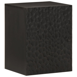 vidaXL Koupelnová nástěnná skříňka černá 38x33x48 cm masivní mangovník (356839)