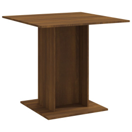 vidaXL Jídelní stůl hnědý dub 80 x 80 x 75 cm kompozitní dřevo