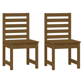 vidaXL Zahradní židle 2 ks medově hnědé 40,5x48x91,5 cm masiv borovice