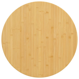 vidaXL Stolní deska Ø 90 x 4 cm bambus (352691)