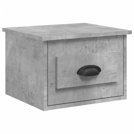 vidaXL Nástěnný noční stolek betonově šedý 41,5 x 36 x 28 cm