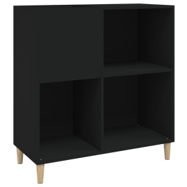 vidaXL Skříňka na LP desky černá 84,5 x 38 x 89 cm kompozitní dřevo