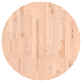 vidaXL Stolní deska Ø 70 x 4 cm kulatá masivní bukové dřevo (355924)