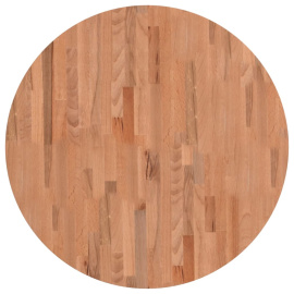 vidaXL Stolní deska Ø 80 x 2,5 cm kulatá masivní bukové dřevo (355939)
