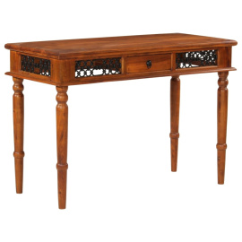 vidaXL Psací stůl se zásuvkou 110 x 50 x 76 cm masivní akáciové dřevo (356973)