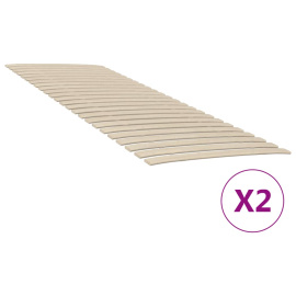 vidaXL Lamelové rošty postele se 48 lamelami 2 ks 70 x 200 cm (3203723)