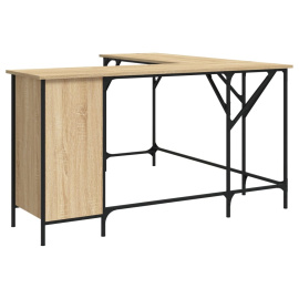 vidaXL Psací stůl dub sonoma 141 x 141 x 75 cm kompozitní dřevo (837598)