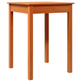vidaXL Jídelní stůl voskově hnědý 55 x 55 x 75 cm masivní borové dřevo (844468)