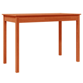 vidaXL Jídelní stůl voskově hnědý 110x55x75 cm masivní borové dřevo (844467)