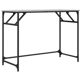 vidaXL Psací stůl šedý sonoma 100 x 45 x 76 cm kompozitní dřevo a ocel (842269)