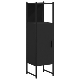 vidaXL Koupelnová skříňka černá 33 x 33 x 120,5 cm kompozitní dřevo (842466)