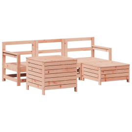 vidaXL 5dílná zahradní sedací souprava masivní dřevo douglasky (3250498)
