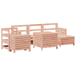 vidaXL 7dílná zahradní sedací souprava masivní dřevo douglasky (3250510)
