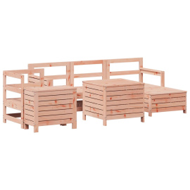 vidaXL 7dílná zahradní sedací souprava masivní dřevo douglasky (3250514)
