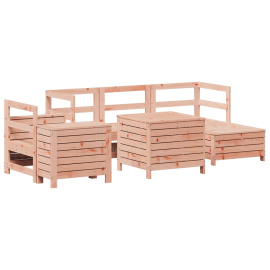 vidaXL 7dílná zahradní sedací souprava masivní dřevo douglasky (3250526)