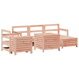 vidaXL 7dílná zahradní sedací souprava masivní dřevo douglasky (3250538)