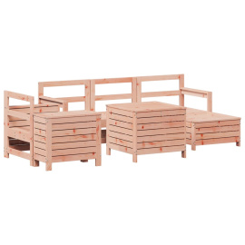 vidaXL 7dílná zahradní sedací souprava masivní dřevo douglasky (3250550)